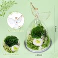 thumbnail image 2 of Figura de ángel preservada con forma de flor Rose Forever en vidrio, 2 of 7