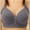 Gray, variant on Women's Seamless Comfortable Daily Bra, Wireless Bra for Women Everyday Bras Cup Comfortable Breathable Bra with Lightly Padded Seamless Cups and Adjustable Straps