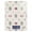Minimalist Line Snowflakes and Stars, variant on High Precision Digital Kitchen Scale Tempered Glass Food Scale Multifunction Scale Small Kitchen Appliances Vase and Fruit Pattern