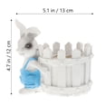 thumbnail image 5 of KAKOWELY Maceta decorativa con forma de conejo retro para suculentas, 5 of 5