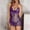 Purple, variant on Levmjia Womens Lingerie Floral Lace for Fashion Sling Soild Lace Splicing Satin Nightdress