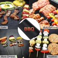 thumbnail image 2 of Tapete para barbacoa Tapete para hornear BBQ 400 * 330 mm (10 piezas + clip para barbacoa de 9 pulgadas) JM, 2 of 5