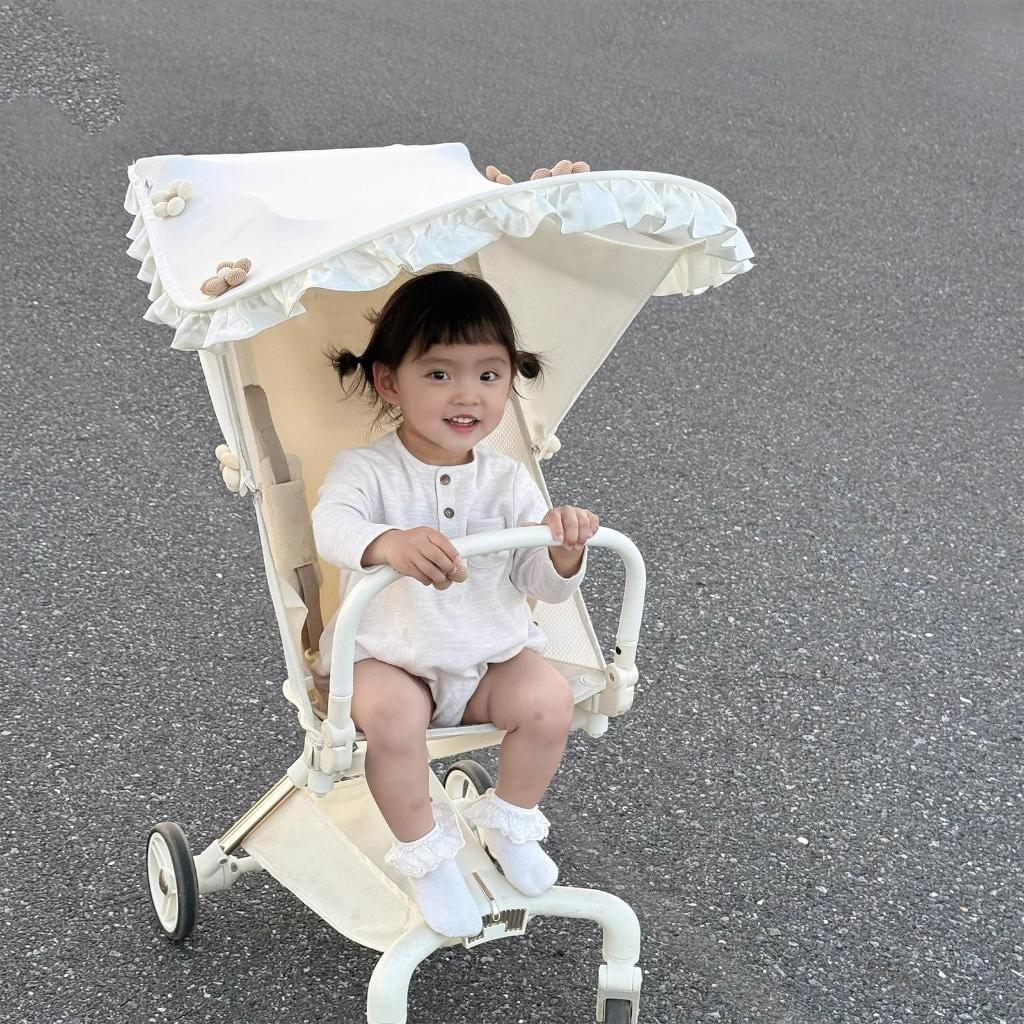 Infant Strollers Sunshade Canopy Sun Protections Pushchair Cart Awning for Daily Park Walking and Shopping Trip