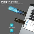 thumbnail image 4 of yeacher thinkplus TU201 256GB Dual-Port USB 3.0 & Type-C Flash Drive for Mobile & PC, High-Speed Portable Storage with Zinc Alloy Shell, 4 of 6