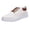 White, variant on Modisza Men's Casual Sneakers Canvas Comfortable Walking Flat Shoes Outdoor Travel Work Sneaker with Strappy Everyday Footwear Brown 9.5