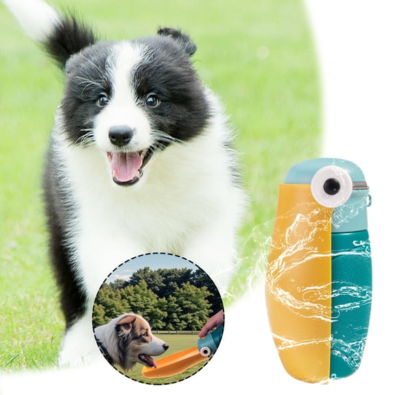 Portable Dog Water Bottle, Funny Bird Shaped Travel Water Bowl for Pet, Durable Dog Water Bottle Dispenser, Shockproof Small Dog Cat Travel Water Container for Walking Hiking Camping, 480ml