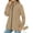 Khaki, variant on Rosvigor Women Lightweight Jackets Waterproof Hooded Raincoat Packable Hiking Windbreaker Rain Jacket With Pockets