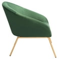 thumbnail image 3 of SAFAVIEH Mandi Modern Glam Velvet Accent Club Chair, Malachite Green, 3 of 7