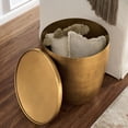 thumbnail image 4 of Modway Viora Metal Storage Side Table in Burnished Brass by Modway, 4 of 10
