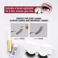 thumbnail image 3 of i-Envy by KISS Super Strong Hold Eyelash Adhesive Waterproof, Long-Lasting Strip Lash Glue, Natural-Looking Allergy & Latex Free with Brush Applicator, Clear, 3 of 9