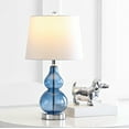 thumbnail image 4 of SAFAVIEH Brisor 22 in. H Gourd Glass Table Lamp, Blue, 4 of 9