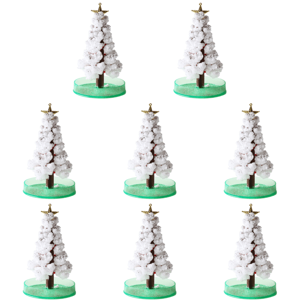 Navidad Mágico Que Crece Novedad Educativa Adorno Escritorio DIY () Blanco