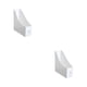 thumbnail image 1 of Kenally Caja de almacenamiento de archivos - Almacene documentos con confianza Estante de archivos de escritorio Soporte de libros de plástico blanco 2piezas, 1 of 6