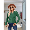 thumbnail image 4 of Camisa de Larga Verde Oscuro S, 4 of 9