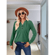 thumbnail image 4 of Camisa de Larga Verde Oscuro XL, 4 of 9