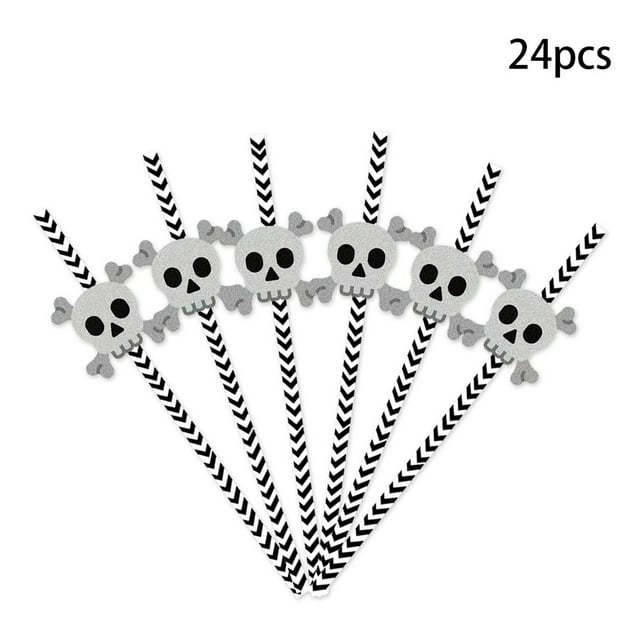 BKER Halloween Party Supplies Disposable Paper For Decorations Pumpkin Witch Design Drinkware
