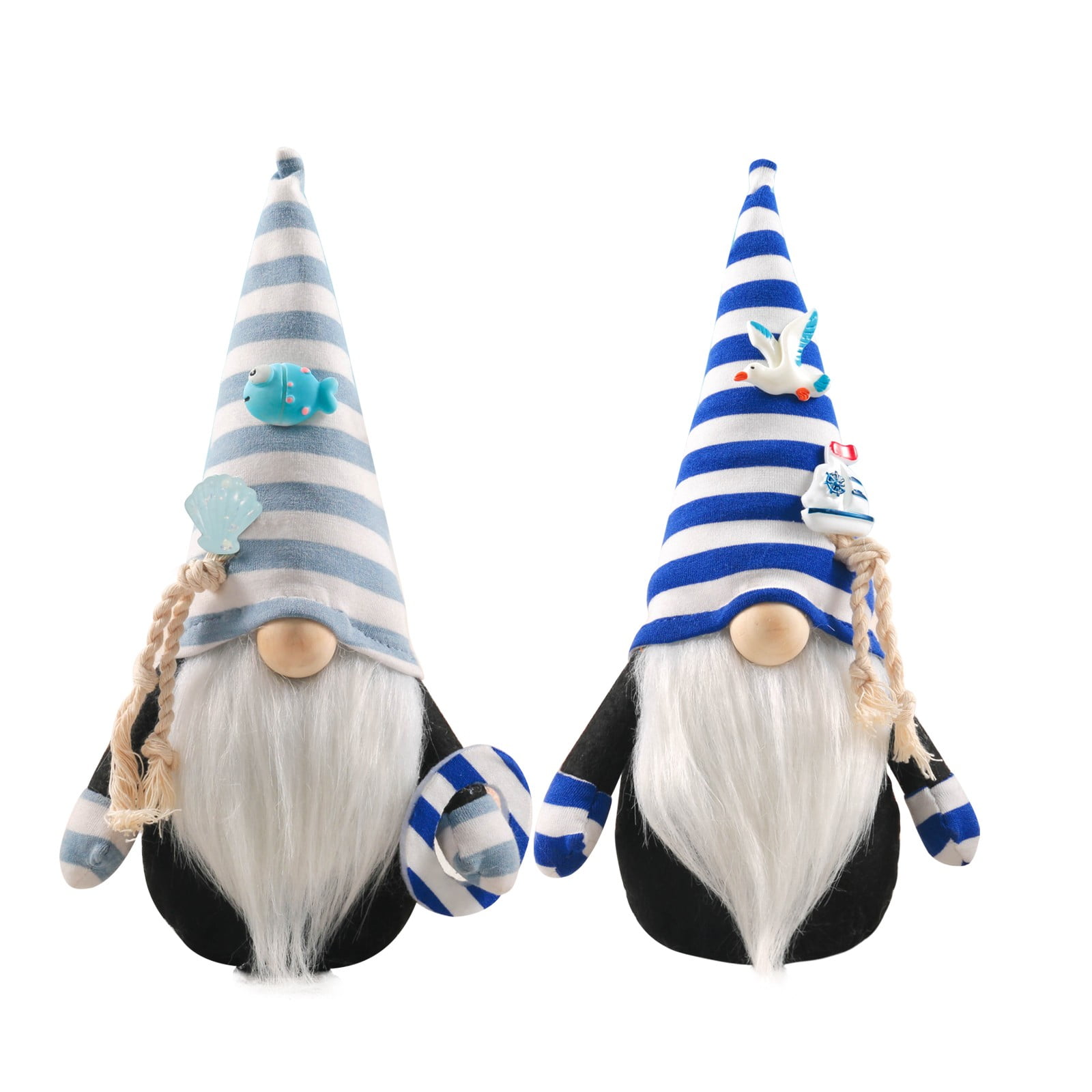 Details about   Ocean Festival Gnome Deep Blue Lucky Ocean Faceless Doll Nautical Gnome Ornament 