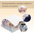 thumbnail image 5 of Watercolor Mushroom Blanket - Soft, Cozy, Lightweight Flannel Throw Blankets for Couch, Bed, Travel, Fluffy Decor Perfect for Outdoor Use and Home Decor, for Adults Women Boys Girls 80×60 in, 5 of 10