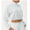 🔥 White_New, variant on Solid Color Half Zip High Collar Sun Protection Top, Quick Dry Long Sleeve Blouse with Drawstring, Loose Breathable Anti UV Outdoor Apparel for Women White L