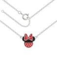 thumbnail image 4 of Disney Minnie Mouse Women's Silver Plated Pendant Necklace, 18", 4 of 5
