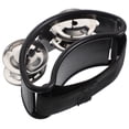 thumbnail image 2 of MasteelfCA Foot Tambourine Percussion Musical Instrument With Metal Jingle Bells (Black), 2 of 7