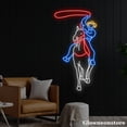 thumbnail image 2 of Glowneon Cowboy Rides Horse Neon Sign, Rodeo Led Sign, Western Decor, Cowboy Neon Sign, 2 of 5