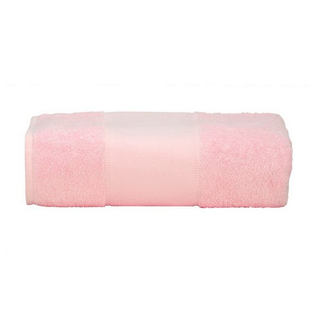 A&R Towels - Toalla de baño modelo Print-me (Rosa claro)