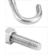 thumbnail image 5 of Anchor Bolts QWORK Steel J-Bolt 5/16 x 3 con tuerca, paquete de 10, 5 of 8