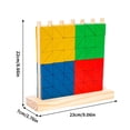 thumbnail image 3 of Ovzne A Variety Of Color Triangles Building Blocks Creatives Combination Of Children's Educational Toys On Clearance, 3 of 8
