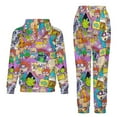 thumbnail image 2 of Rugrats Sweatshirt & Sweatpants Tracksuit Sets Printed Casual Pullover Hoodie & Pants Set XL, 2 of 9