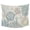 Beige, variant on Blue Aqua Grey Coastal Tapestry for Bedroom Wall Hanging Tapestry, Summer Beach Coral Shell Starfish Ceiling Backdrop Tapestries Poster Blanket Wall Decor for Teens Room Living Room Dorm 59" x 90"