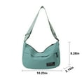 thumbnail image 3 of CASAFUN Lightweight Nylon Sling Crossbody Bag for Ladies, Single Shoulder Underarm Bag, Large Capacity Handbag for Women, 3 of 6