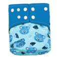 thumbnail image 3 of Pañales de Bebé Reutilizables Sunnimix Transpirable Azul Talla Única, 3 of 7