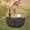 Khaki, variant on Baking Tray Storage Bag Frying Pan Tote Bag Hanging Heavy Duty Barbecue Plate Pan Pouch Cast Iron Skillet Bag Handbag for BBQ Khaki
