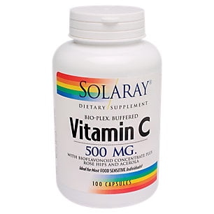 Bio-Plex Buffered vitamine C-500 500 mg par Solaray - 100 Capsules