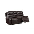 thumbnail image 4 of Tennessee Power Reclining Loveseat made with Leather Gel Upholstery in Espresso, 4 of 7