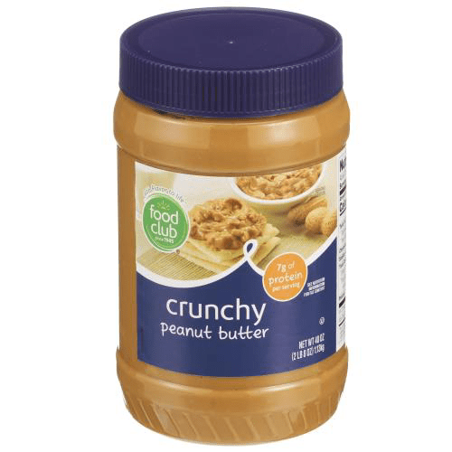 Food Club, Crunchy Peanut Butter