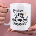 thumbnail image 2 of Taza de café Maustic divertida: ¿Este anillo hace que parezca comprometida?, 2 of 7