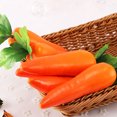 thumbnail image 2 of Simulation Carrots Artificial Vegetables Home Kitchen Cabinet Party Decoration, 2 of 6