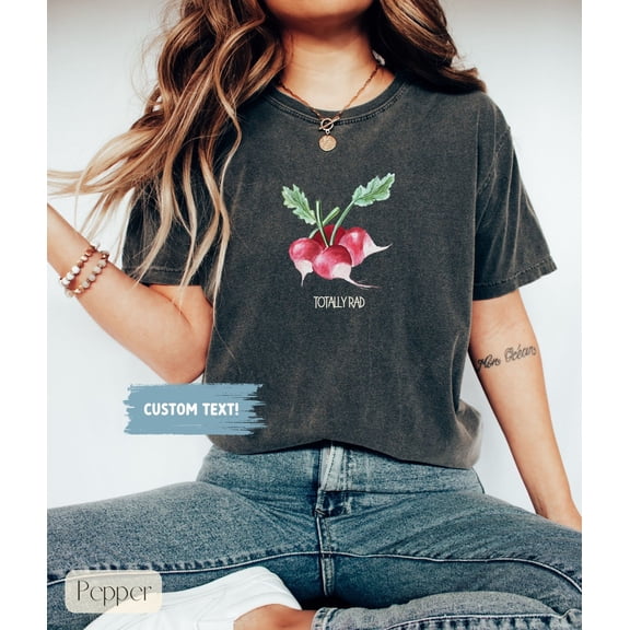 Radish Shirt, Gardener Shirt, Radishes Graphic T-Shirt, Vegetable Shirt, Cute Foodie Gift, Plant Lover Shirt, Gardening Gift, Radish Lover All Size S-5Xl