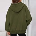 thumbnail image 3 of Mlzmgr Sweatshirts for Women Hooded Loose Fitted Baggy Hoodies with Pockets Casual Going out Running Outdoor Shirts, 3 of 7