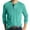 #Sky Blue, variant on DPTALR George Men's Casual Round Neck Pullover Bottoming Shirt Solid Long Sleeve Pocket Button Sports,Gray,Big and Tall Men L