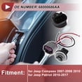 thumbnail image 2 of 1 Set Parking Light Socket Wiring for Jeep Compass 2007-2008 2010 No.68000686AA Lamp Bulb Pigtail Connector Harness, 2 of 7
