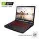 image 4 of MSI GL63 15.6" Gaming Laptop, Intel Core i5-9300H, NVIDIA GeForce GTX 1650, 8GB, 512GB NVMe SSD, Black, 9sc-063