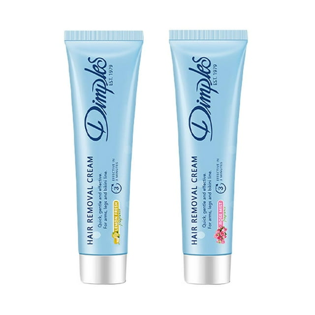 Crema depilatoria suave y rápida Dubis para axilas sin dejar manchas negras ni vello en piernas, sabor a rosa y limón, 30 ml