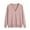 A01-Pink, variant on Odbmxy V-Neck Sweater for Women Long Sleeve Women Cardigan Sweater Solid Color Button up Beige Regular Knitted Sweaters