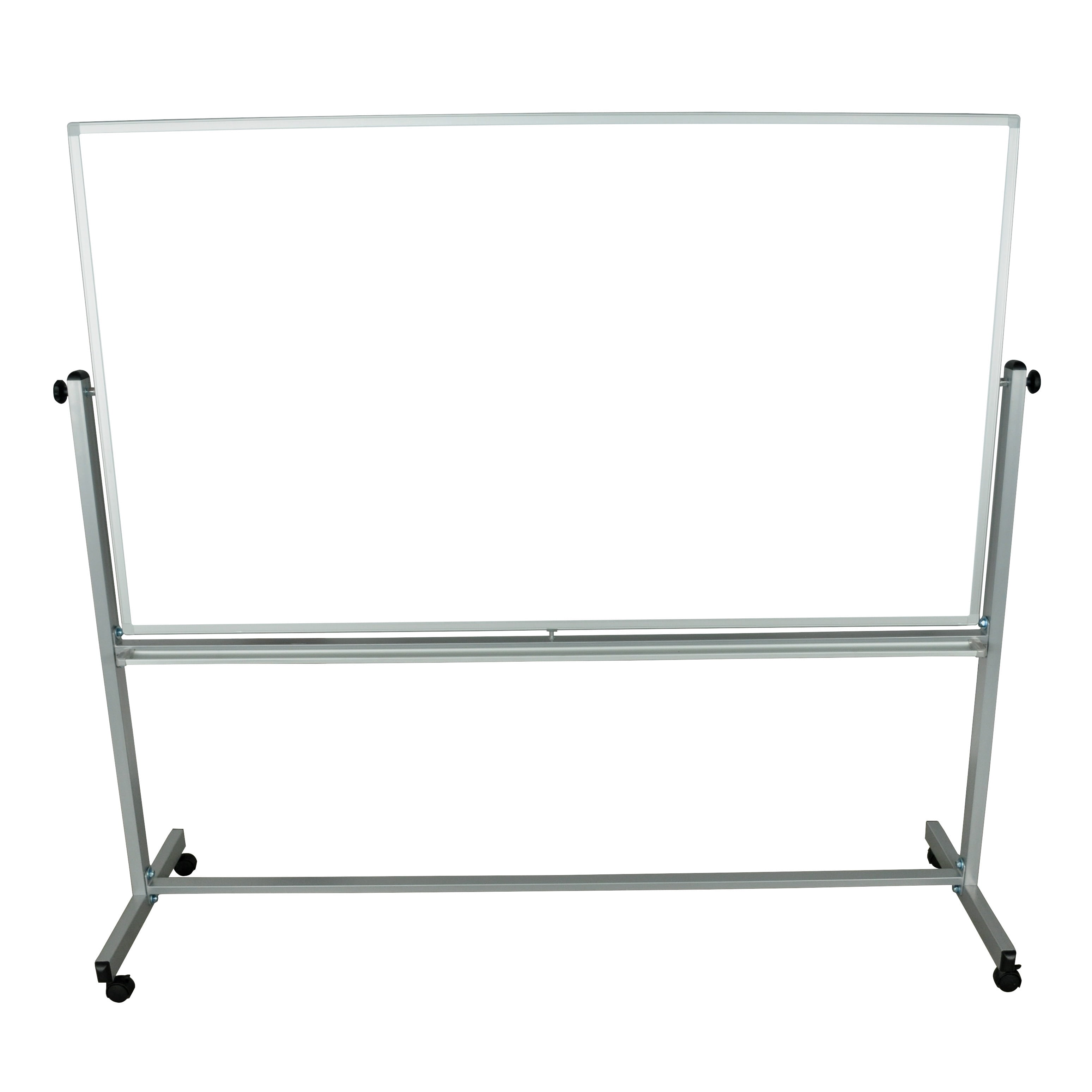 Luxor Whiteboard, Mobile Dry Erase, Magnetic, 36x24, Double-Sided