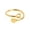 Q, variant on To My Granddaughter Initial Heart Ring Fashion Jewelry for Her Elegant Letter Charm