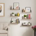 thumbnail image 2 of Wallniture Ponza 17'' x 4.5'' Floating Wall Shelf Bathroom, Small Wood Book Shelves for Wall Storage, Wall Mounted Shelf, Dining Room, Bedroom, Living Room, Office & Kitchen Organization, Gray, 20pcs, 2 of 12