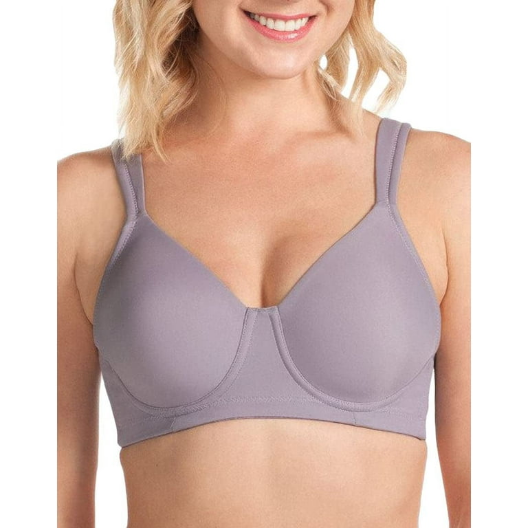 Women's Leading Lady 5042 Molded Soft Cup Bra (Grey Lavender 54G)